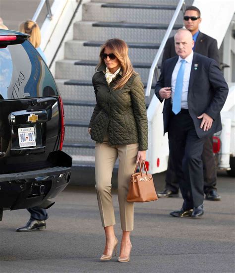 melania trump hermes handbags|melania trump jumpsuit.